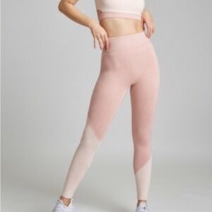 We Over Me Bandier Bra Leggings Set- Blush Pink Synergy Leggings Balance Bra